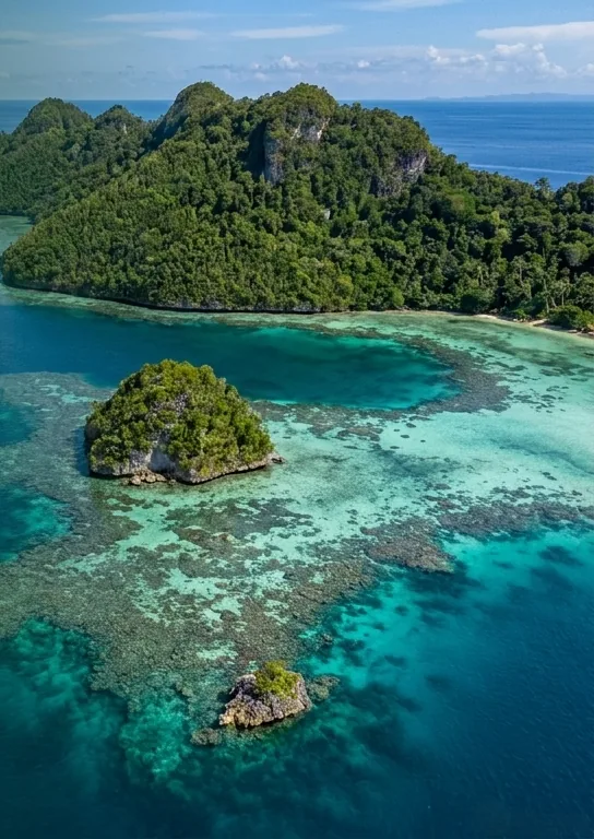 Gugusan pulau dan terumbu karang Nusantara